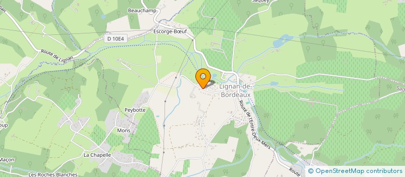 localisation de l'entreprise MANYL  LIGNAN-DE-BORDEAUX