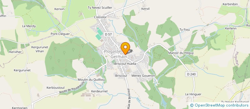 localisation de l'entreprise MANYSTEL  LANDUDEC