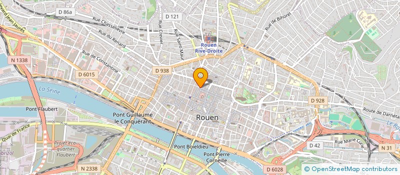 localisation de l'entreprise MANZA à ROUEN