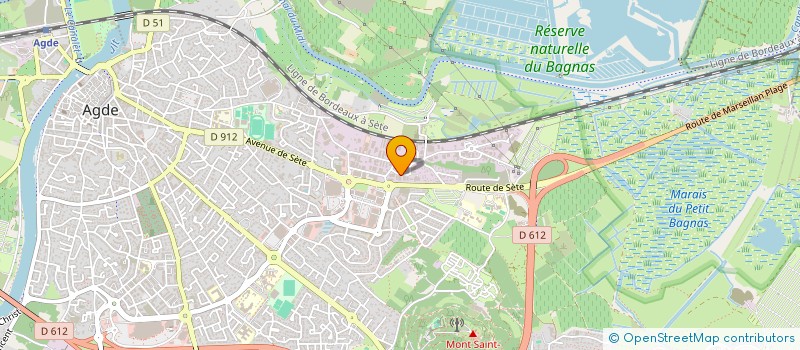 localisation de l'entreprise MANZA TRAITEUR à AGDE