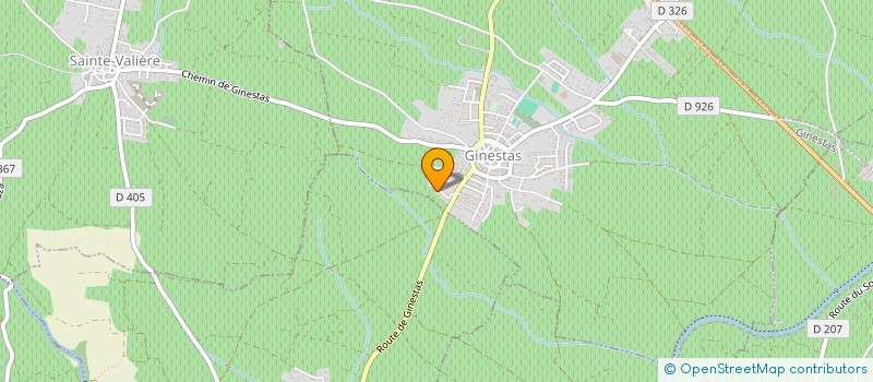 localisation de l'entreprise MANZAC  GINESTAS