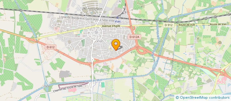 localisation de l'entreprise MANZANARES - MARSAULT  VIAS