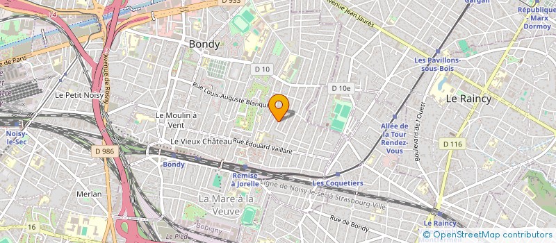 localisation de l'entreprise MANZIL  BONDY