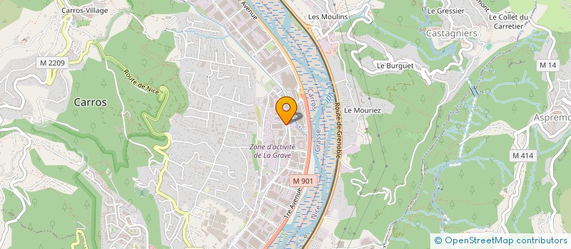 localisation de l'entreprise MANZO à CARROS