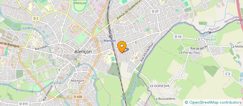 localisation de l'entreprise MAO 18 à ALENCON