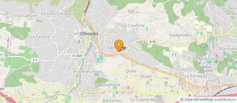 localisation de l'entreprise MAO  OLLIOULES