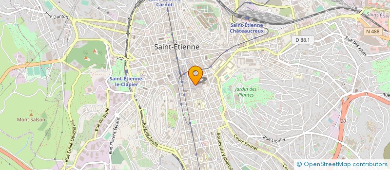 localisation de l'entreprise MAO à SAINT-ETIENNE