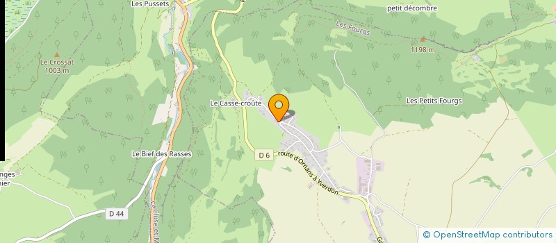 localisation de l'entreprise MAO  LES FOURGS