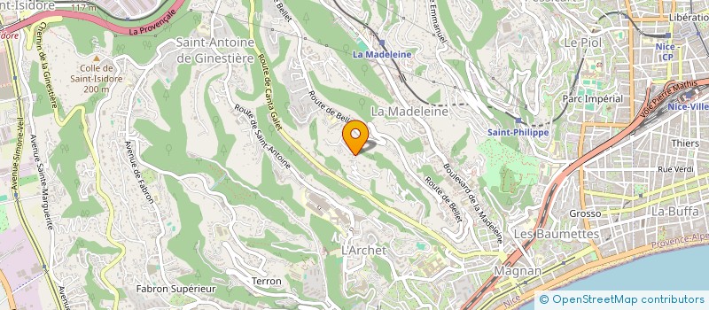 localisation de l'entreprise MAO à NICE