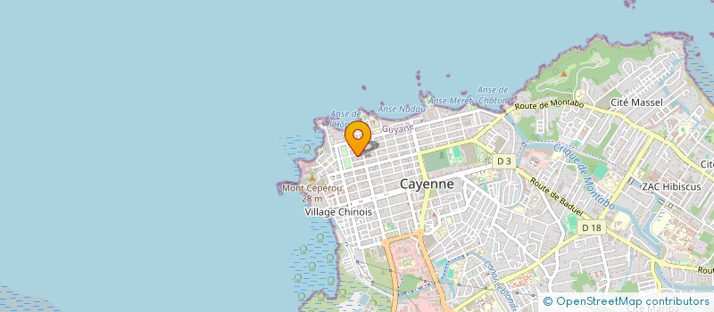 localisation de l'entreprise MAO  CAYENNE