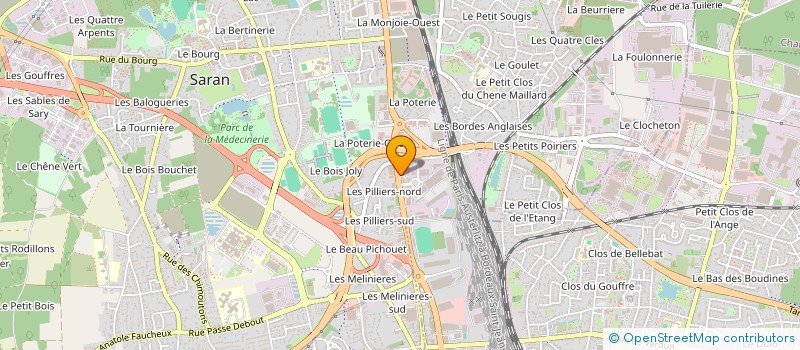 localisation de l'entreprise MAO à SARAN
