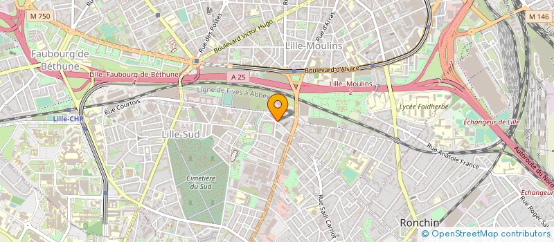 localisation de l'entreprise MAO DISTRIBUTION à LILLE
