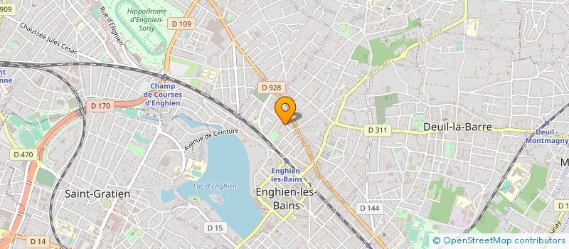 localisation de l'entreprise MAO MANAGEMENT  ENGHIEN-LES-BAINS