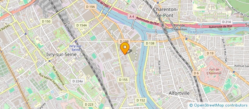 localisation de l'entreprise MAO MEULES MACHINES ABRASIFS OUTILLAGES à IVRY-SUR-SEINE