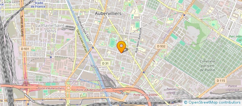 localisation de l'entreprise MAO YUAN  AUBERVILLIERS