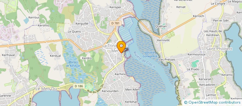 localisation de l'entreprise MAOA  LA TRINITE-SUR-MER