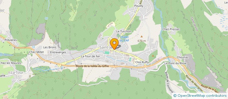 localisation de l'entreprise MAOC  SAINT-JEOIRE