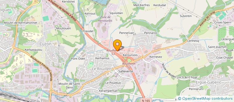 localisation de l'entreprise MAOGI  ERGUE GABERIC