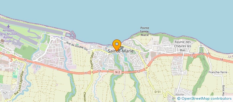 localisation de l'entreprise MAOIL à SAINTE-MARIE
