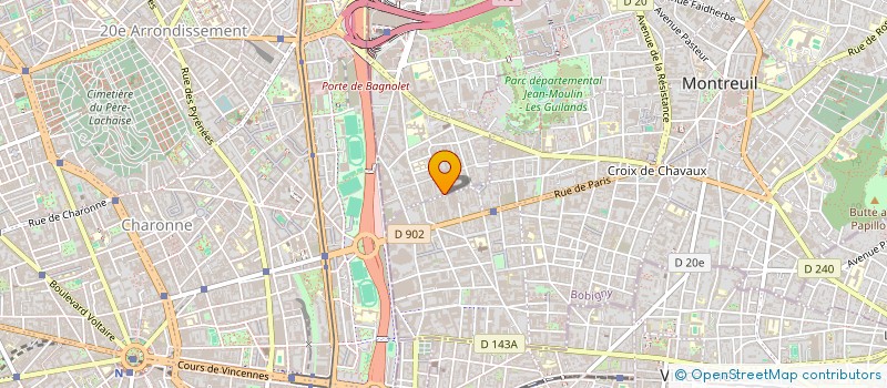 localisation de l'entreprise MAOINA à BAGNOLET