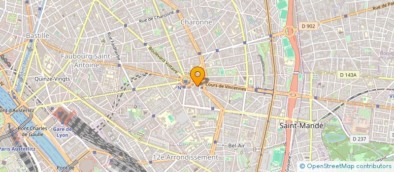 localisation de l'entreprise MAOMA  PARIS