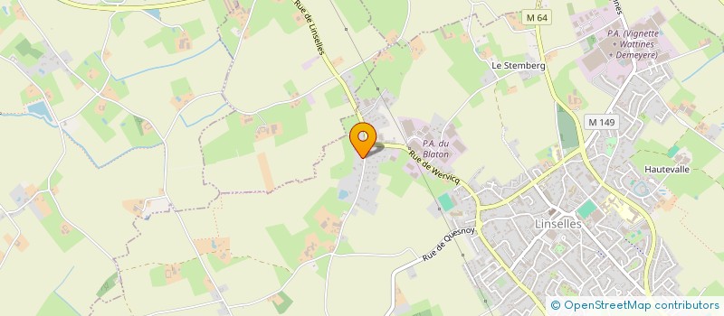 localisation de l'entreprise MAONI à LINSELLES