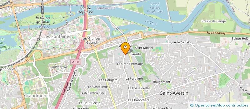 localisation de l'entreprise MAOP  SAINT-AVERTIN