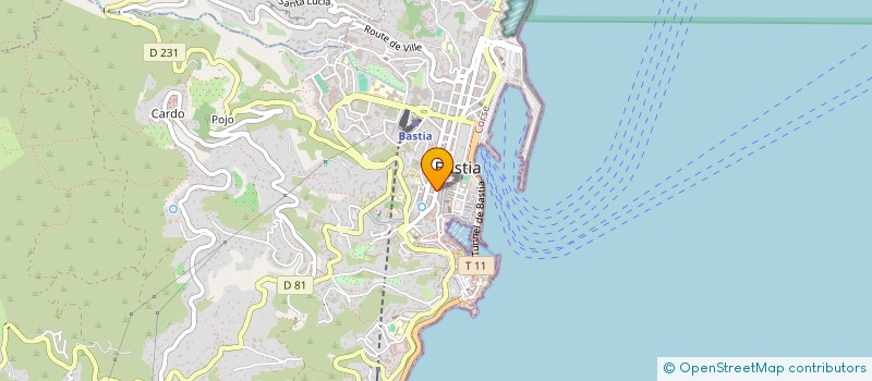 localisation de l'entreprise MAOR à BASTIA