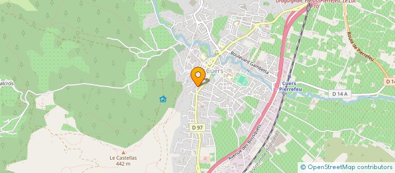 localisation de l'entreprise MAORA JET à CUERS