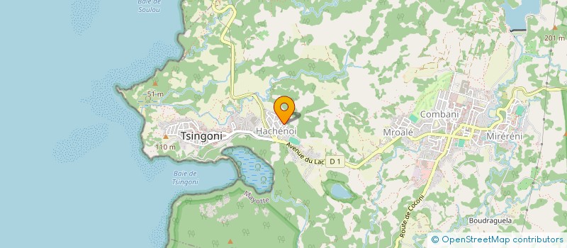 localisation de l'entreprise MAORE SOLIDAIRE à TSINGONI