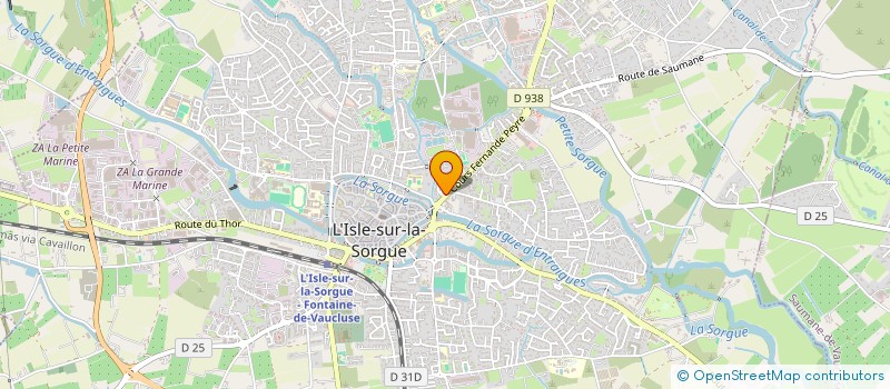 localisation de l'entreprise MAORMA  L'ISLE-SUR-LA-SORGUE