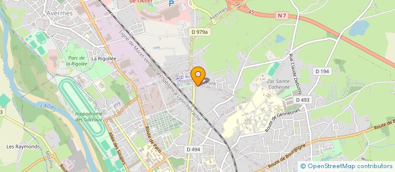 localisation de l'entreprise MAORON  YZEURE