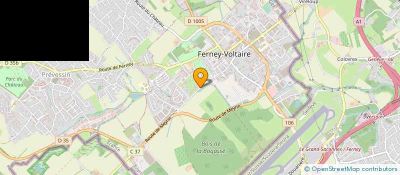 localisation de l'entreprise MAOS INSECTS à FERNEY-VOLTAIRE