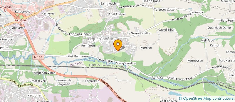 localisation de l'entreprise MAOTO  ERGUE-GABERIC