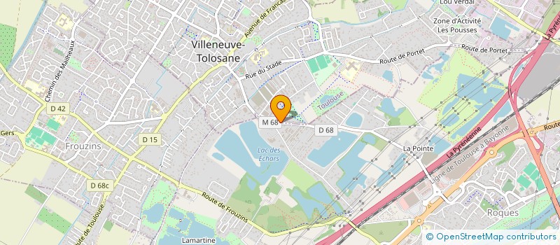 localisation de l'entreprise MAOULANA DISTRI à VILLENEUVE-TOLOSANE