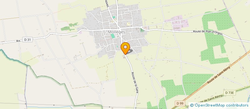 localisation de l'entreprise MAOUSS DESIGN  MOLLEGES