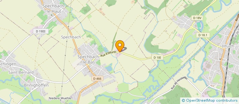 localisation de l'entreprise MAP à SPECHBACH