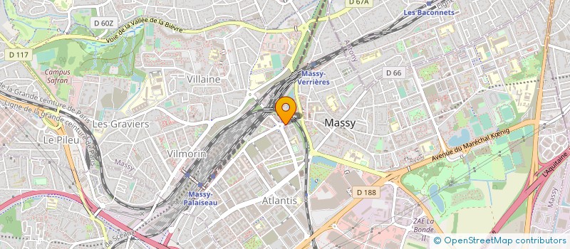 localisation de l'entreprise MAP à MASSY