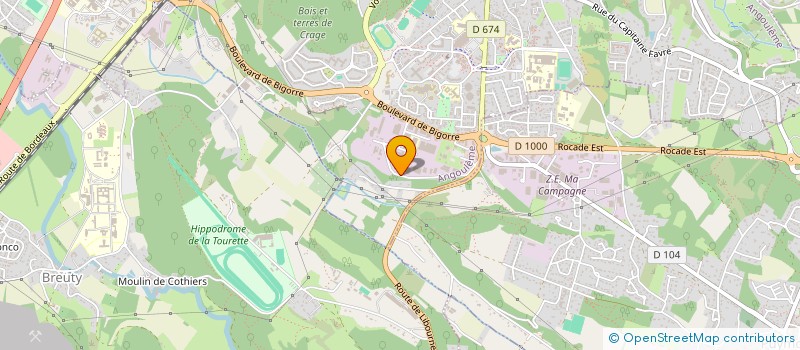 localisation de l'entreprise MAP à ANGOULEME