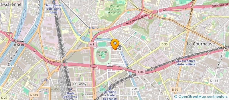 localisation de l'entreprise MAP à SAINT-DENIS