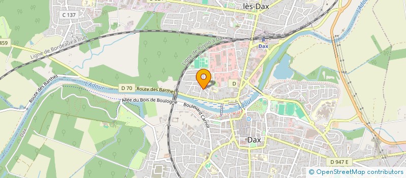 localisation de l'entreprise MAP 40 à DAX
