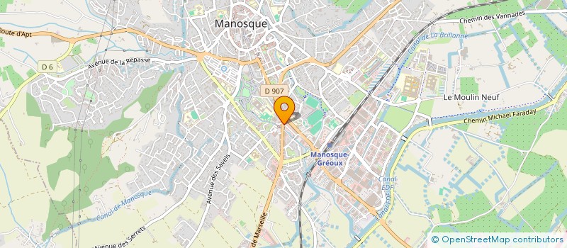 localisation de l'entreprise MAP à MANOSQUE