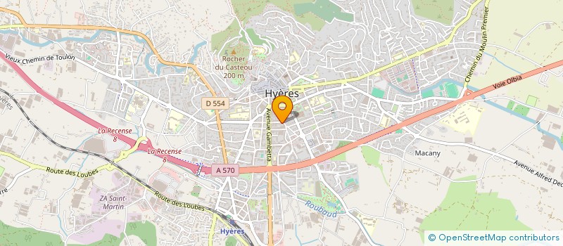 localisation de l'entreprise MAP à HYERES