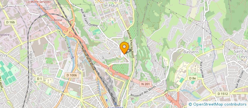 localisation de l'entreprise MAP 73 à CHAMBERY