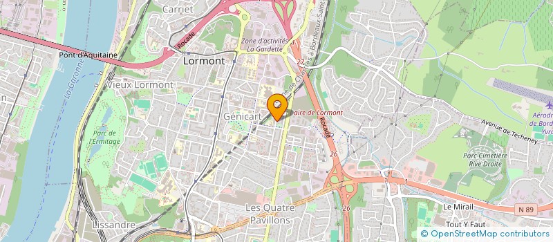 localisation de l'entreprise MAP  LORMONT