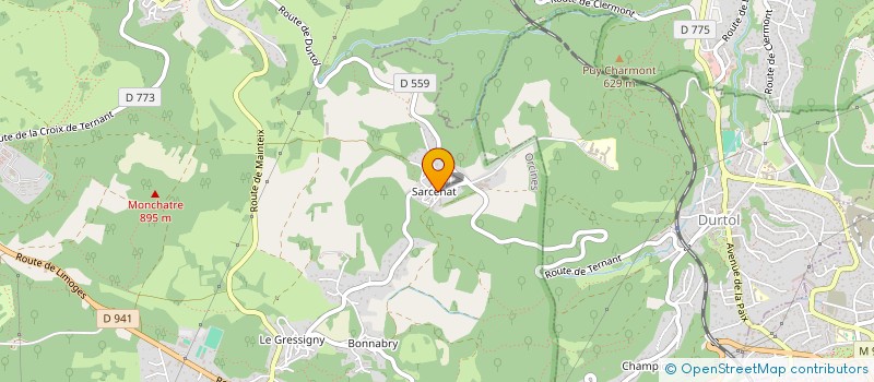 localisation de l'entreprise MAP  ORCINES