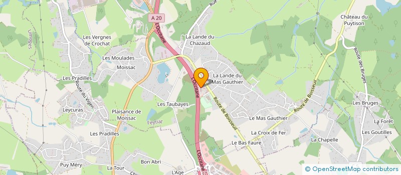 localisation de l'entreprise MAP à FEYTIAT