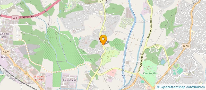 localisation de l'entreprise MAP 92 à FREJUS