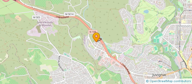 localisation de l'entreprise MAP  JUVIGNAC