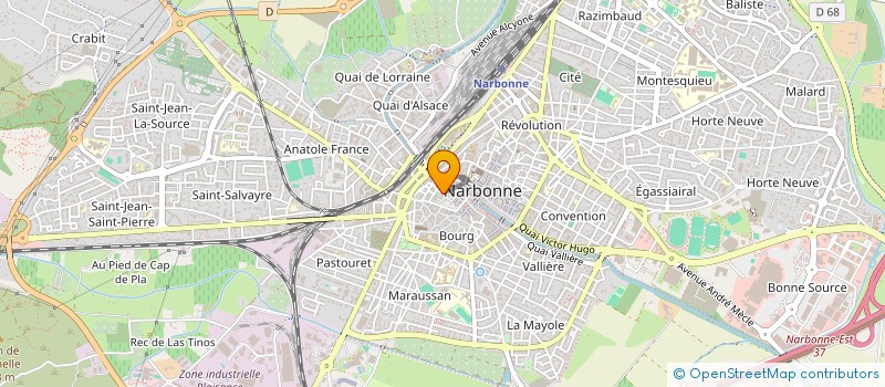 localisation de l'entreprise MAP AUTO  NARBONNE